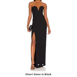 Amanda Uprichard Cherri Gown in Black